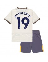 Everton Vitaliy Mykolenko #19 Tredjedraktsett Barn 2024-25 Korte ermer (+ bukser)